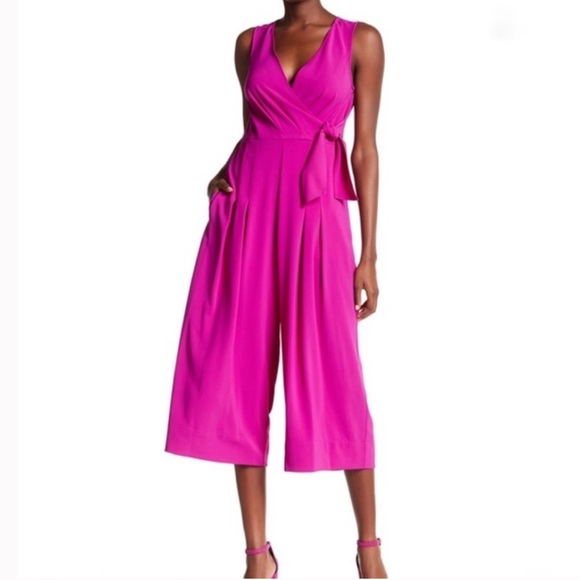 New Rachel Roy February Orchid Gauncho Wide Leg Capri...